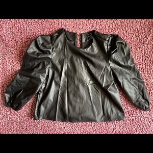 Forever 21 Leather Top